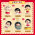 樱桃小丸子-搞怪日常系列-发条公仔盲盒樱桃