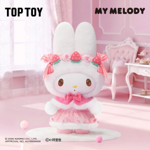 美乐蒂草莓曲奇系列毛绒公仔